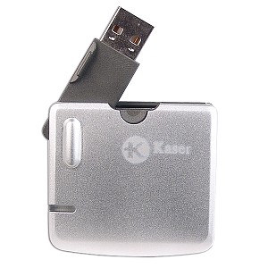 Kaser 4GB USB 2.0 Jumbo Drive Mini Hard Drive (Silver)